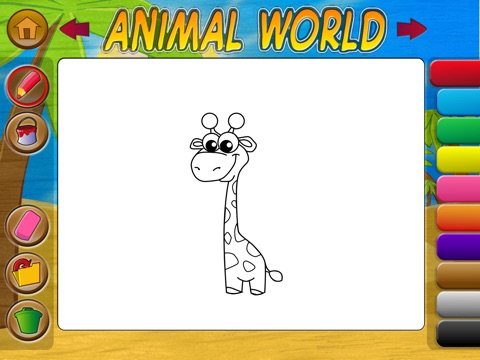Animal world - Paint for kids screenshot 2