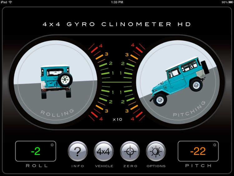4x4 Gyroscope Clinometer HD