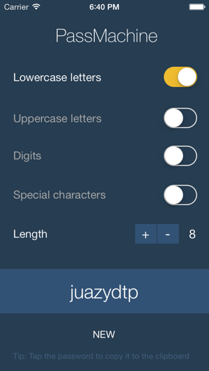 PassMachine - a beautiful iOS password generator(圖2)-速報App
