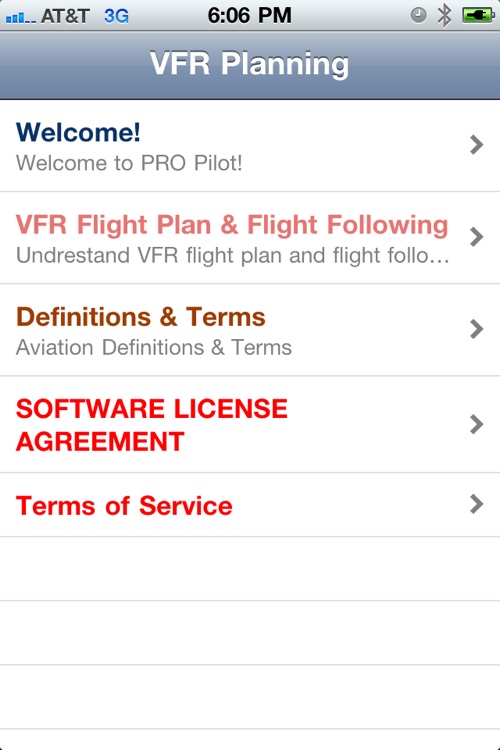 PRO Pilot VFR Planning