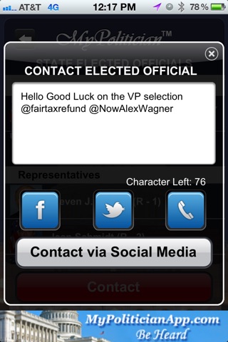 MyPolitician App screenshot 4