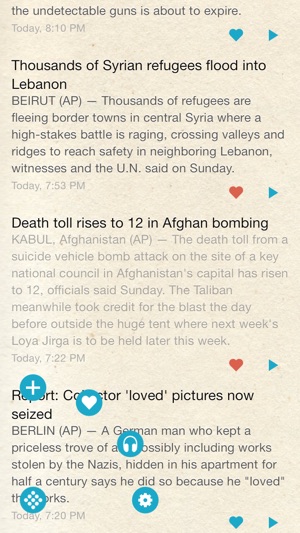 Voice Paper : Read News To You(圖2)-速報App