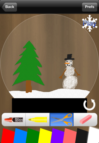 iDoodle Snow Globe screenshot 2