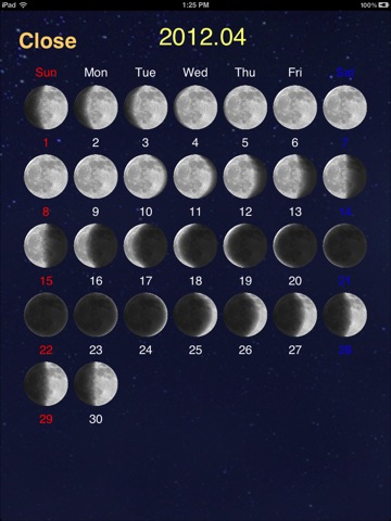 Moon Today for iPad screenshot 2