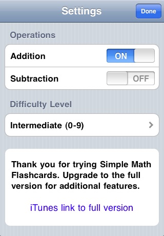 Simple Math Flashcards Free screenshot 3