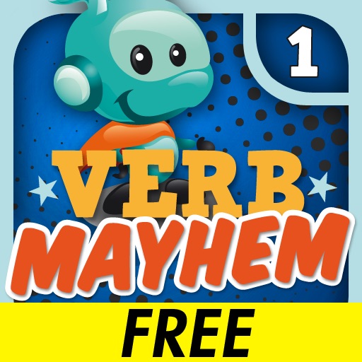 Verb Mayhem HD Level 1 FREE iOS App