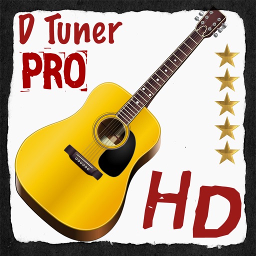 Acoustic Guitar Tuner - D Tuner Pro HD icon