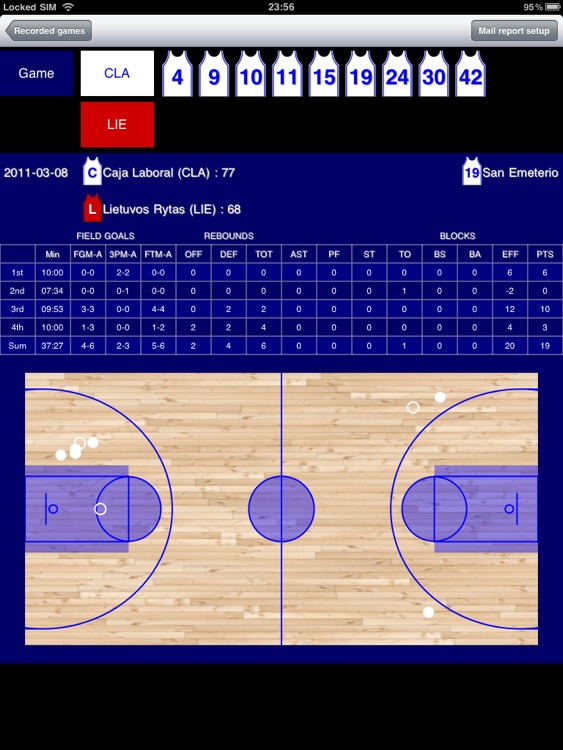 BasketBall Stats screenshot-3