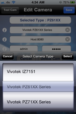 Vivotek Camera Viewer for iPhone screenshot 3