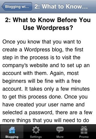 Blogging with Word Press