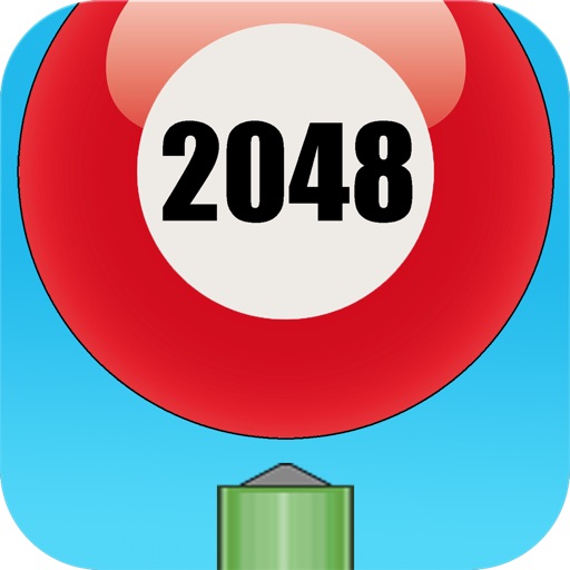 Red Bouncing 2048 Icon