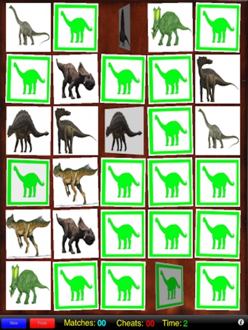 Dino Match for the iPad screenshot 2