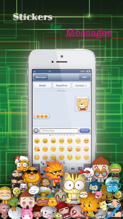 Stickers Pro for Messages, WeChat & More - Emoji Keyboard with Pop Emojis & Emoticons icons - Animation Emojis