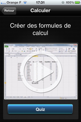 Formation complète à Microsoft® Excel 2010 screenshot 3