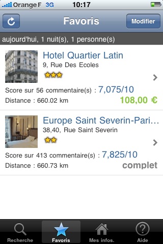 Hotels screenshot 4