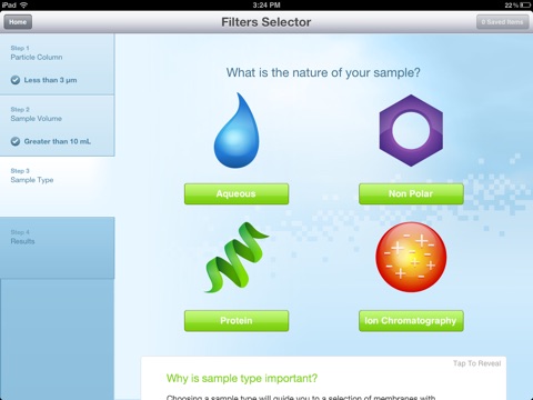 Waters Part Selector screenshot 3