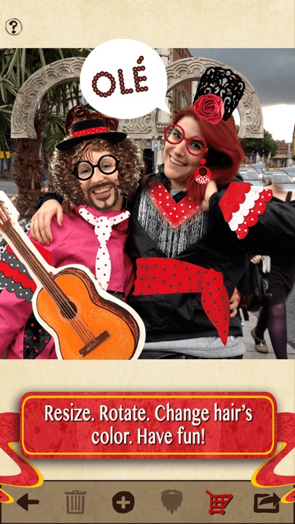 Crazy Flamenco Costume Booth - A Funny Photo Editor and Uploader