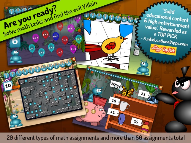 GOZOA - Play & learn math lite(圖2)-速報App