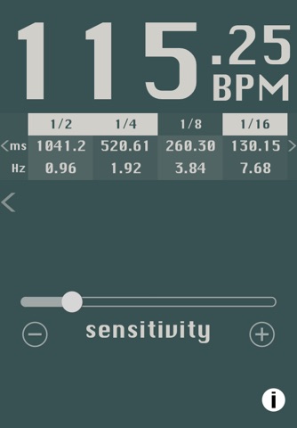Catch The Beats - BPM Counter by Tap and Vibration screenshot 2