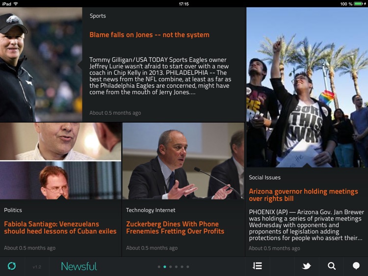 Newsful: Personalized, Free News for iPad