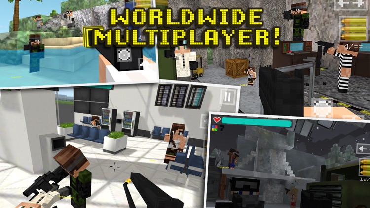 Block Gun 3D: Ghost Ops - Multiplayer Mini FPS Game screenshot-2