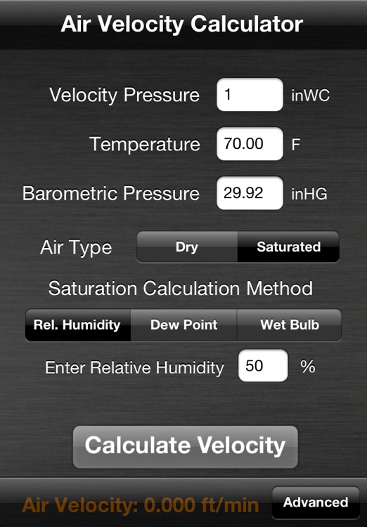 Dwyer Air Velocity and Flow Calculator