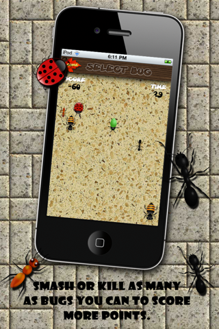 Bug Smasher Game Lite screenshot 2