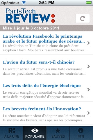 ParisTech Review screenshot 3