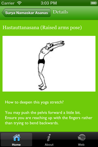 Yoga Sun Salutation App screenshot 3