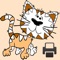 iPrintAnimals allows you to carry with you more than 40 drawings of animals and print them anywhere you need (which has AirPrint supported printer)