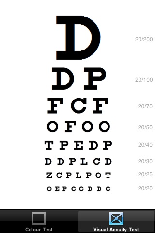 Eye Test Snellen Ishihara screenshot 3