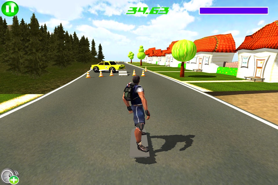 Downhill Skateboard 3D Free screenshot 4