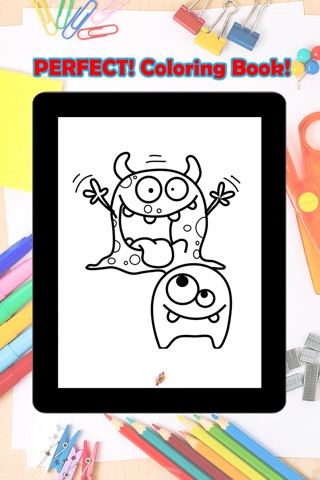 The Monster Coloring Pages for Kids screenshot 4