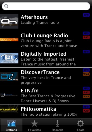 Trance Radio screenshot 2