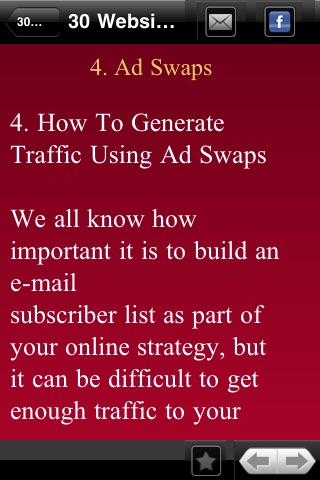 30 Website Traffic Tips screenshot 3