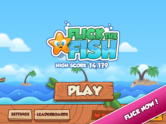 ‎釣魚王: Flick The Fish Screenshot