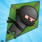 Tap to control the kite ninja, avoid and shoot the helicopter, birds and other enemies of the skies