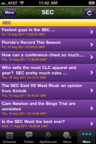 GeauxTigers!  LSU Football! screenshot 4