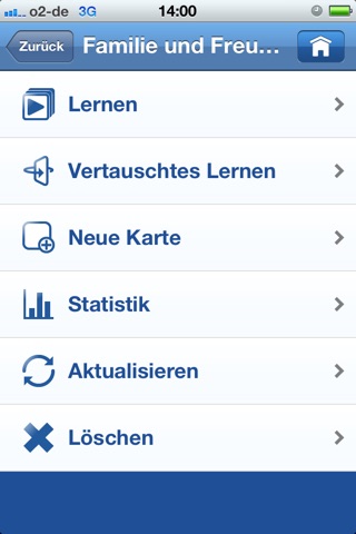 Deutsch Vokabeltrainer screenshot 2