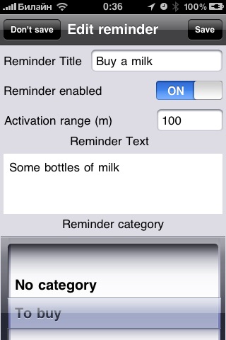 GPSReminder Free screenshot 3