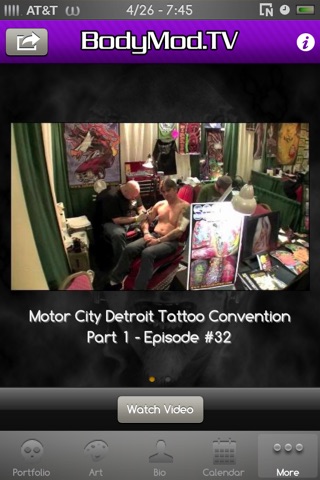 Bob Tyrrell Tattoo Portfolio screenshot 4