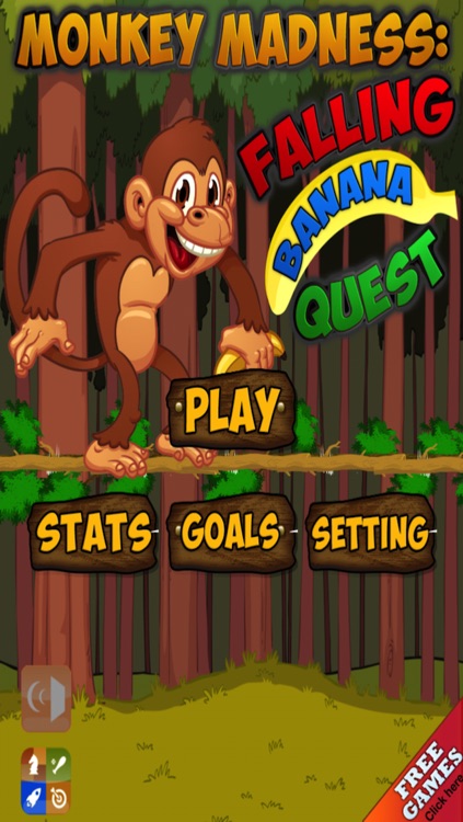 Monkey Madness: Falling Banana Quest