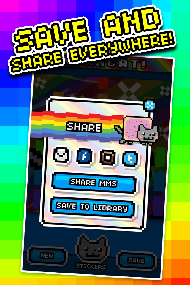 NyanCam - Nyan Cat Sticker Photobooth! screenshot 4