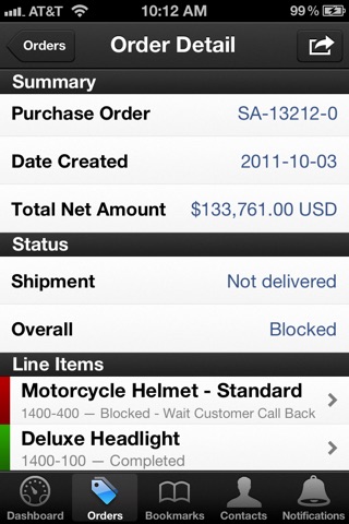 myOrders – Customer Order Inquiry and Tracking screenshot 4