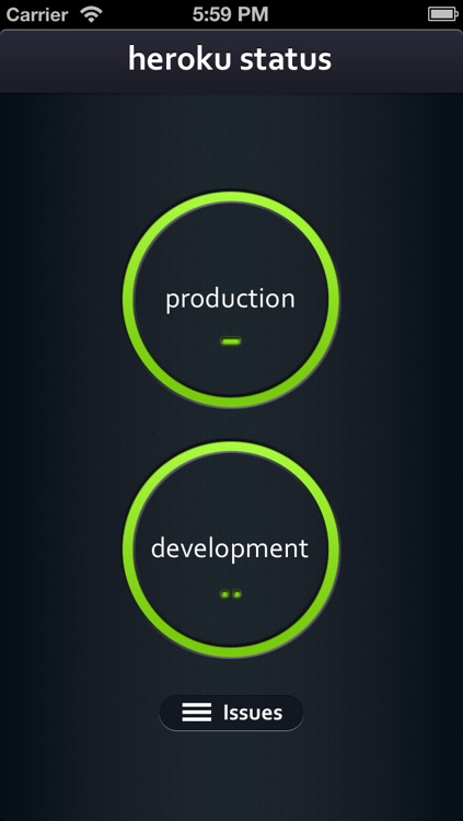 Status for Heroku
