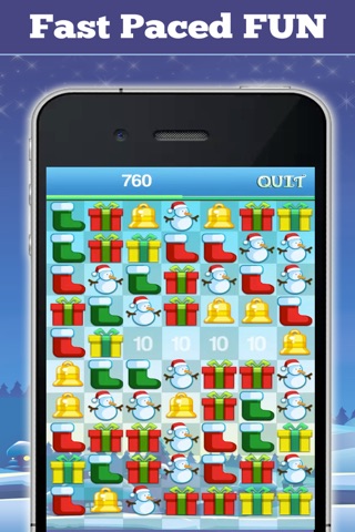 Winter Wonderland Match Madness - 3 of a Kind Easy Puzzle Action Game screenshot 2