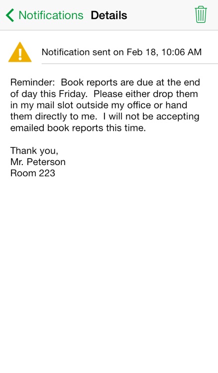 Follett Notifications