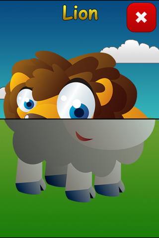 Toddler Animals - educational puzzle game for early childhood development and vocabulary screenshot 2