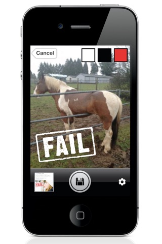 FailCam - "FAIL" Stamped Picture Maker screenshot 2