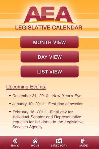 AEA - Legislative Guide screenshot 4